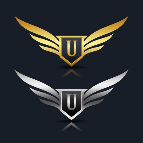Letter U emblem Logo vector
