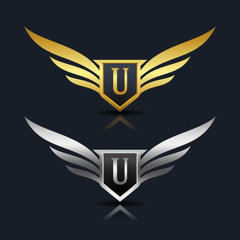 Letter U emblem Logo vector