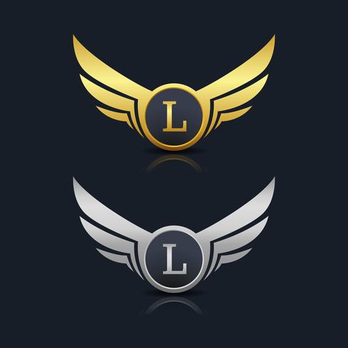 Letter L emblem Logo vector