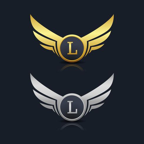 Letter L emblem Logo vector