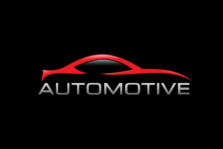 Diseño de logotipo automotriz vector