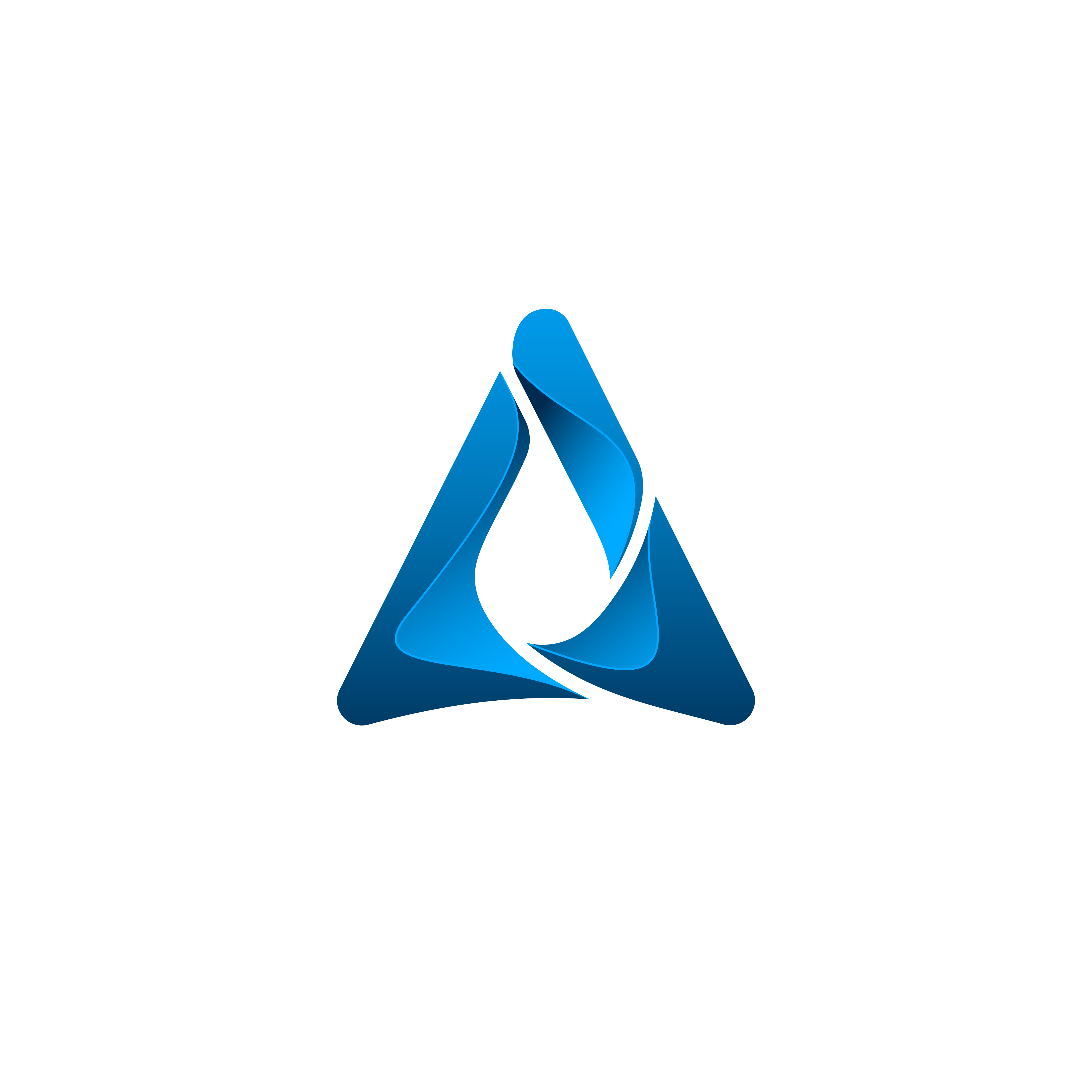 Download letter A with drop water logo design concept template ...