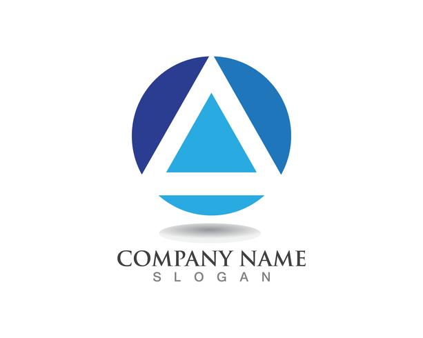 Logotipo de negocios finanzas y símbolos vector concepto ilustración