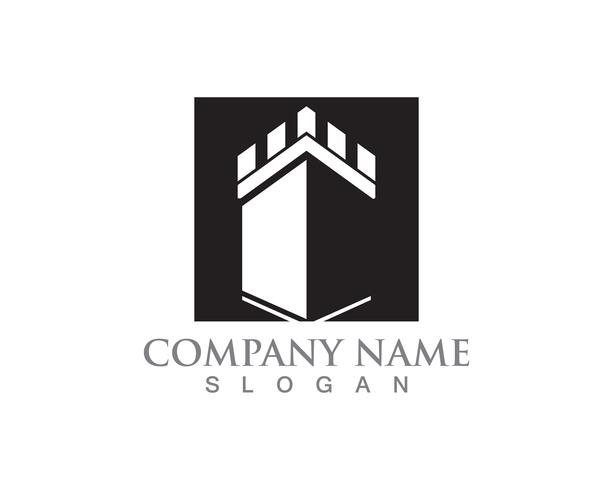 Simple House Home Real Estate Logo Icons vector