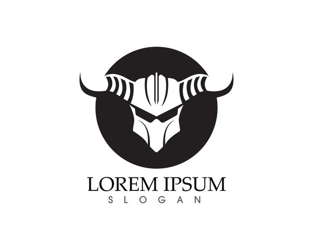 Warrior mask  Knight Titan Sparta Spartan Simple Silhouette vector