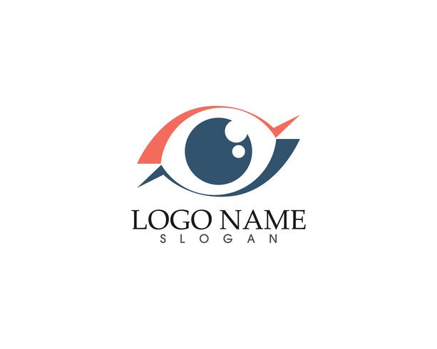 Eye care logo and symbols template vector icons app