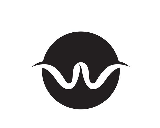 W letters business logo and symbols template.. vector