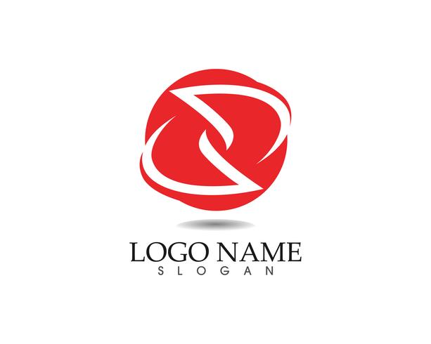 Plantilla e iconos abstractos del diseño del logotipo del negocio vector