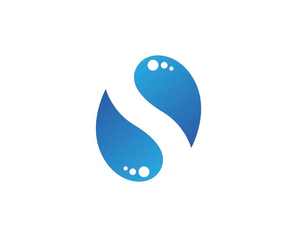 Water Wave symbol and icon Logo Template vector.. vector