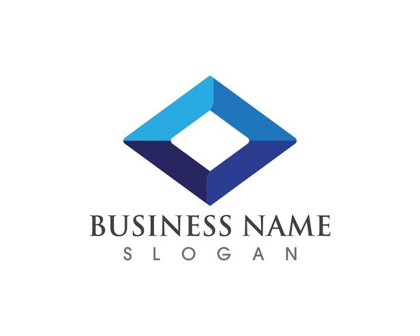 Logotipo de negocios finanzas y símbolos vector concepto ilustración