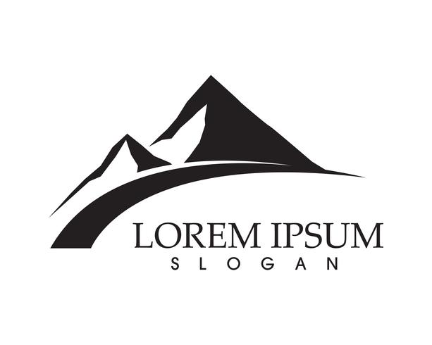 Mountain nature landscape  logo and symbols  icons template vector