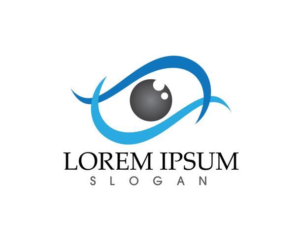 Eye care logo and symbols template vector icons app