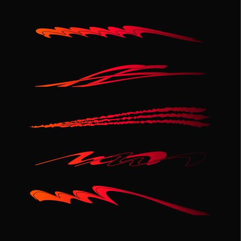 Car Motorcycle Racing Vehicle Graphics, tribal Vinyls and Decals vector