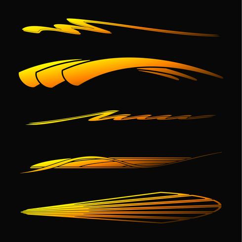 Car Motorcycle Racing Vehicle Graphics, tribal Vinyls and Decals vector