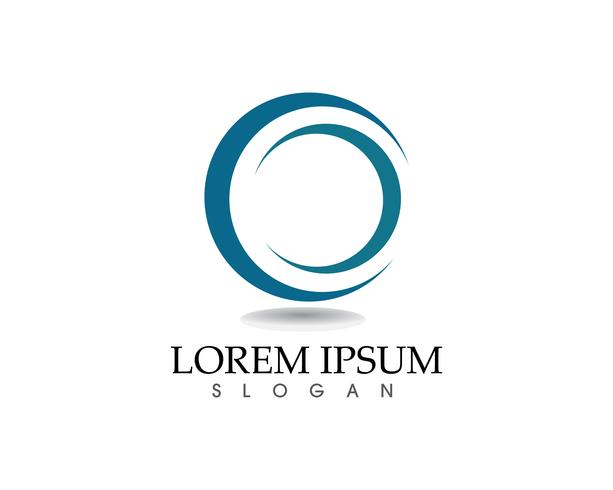circle logo and symbols Vector icons template