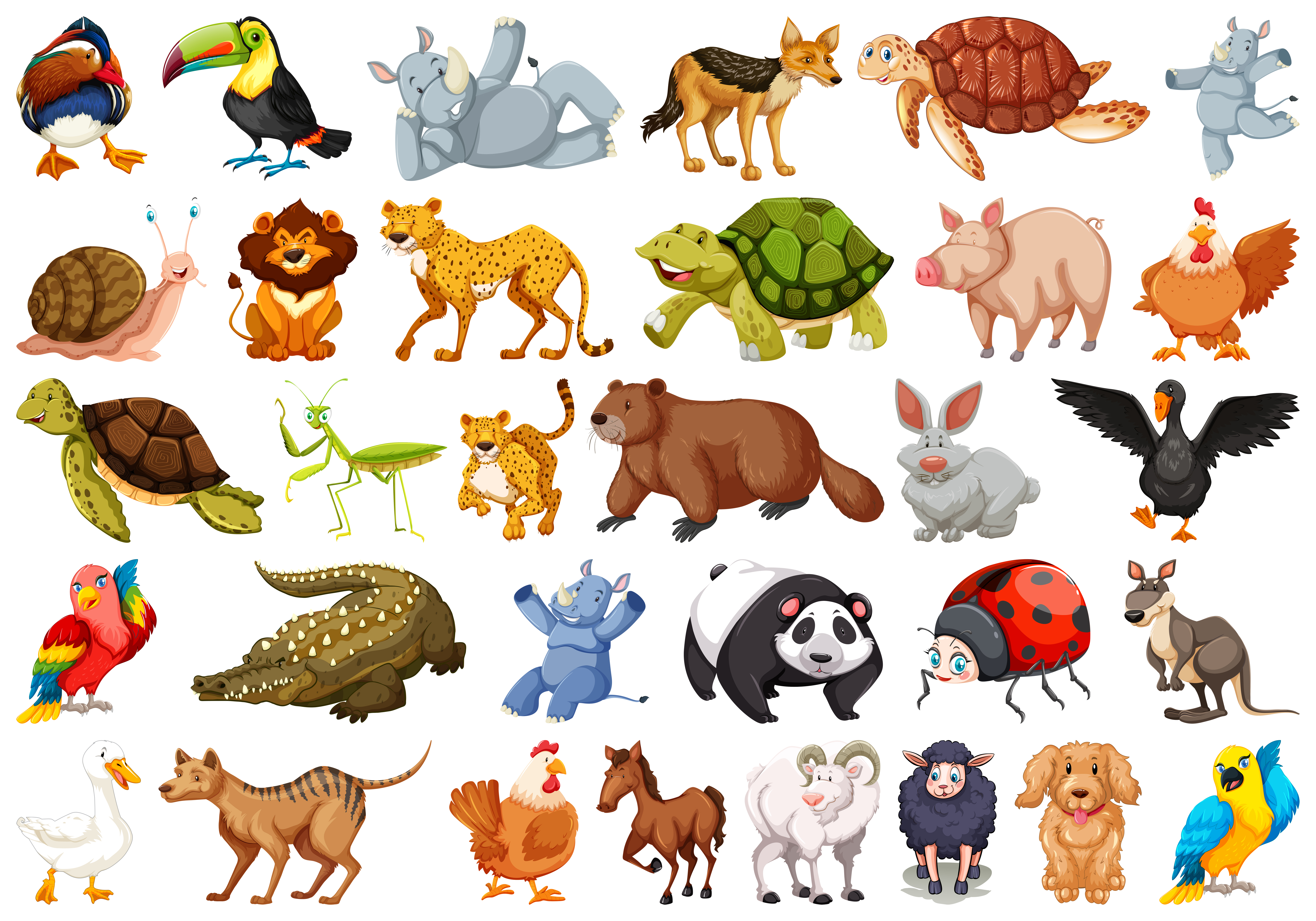 Животные с озвучкой для детей. Мультяшные животные для детей. Иллюстрации животных для детей. Мультяшные животные в одном стиле. Много животных на одной картинке.