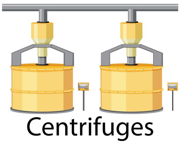 Centrifuges for sugar industry vector