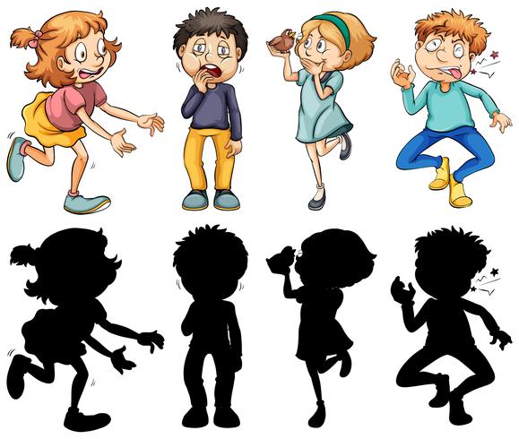 Set of people character vector