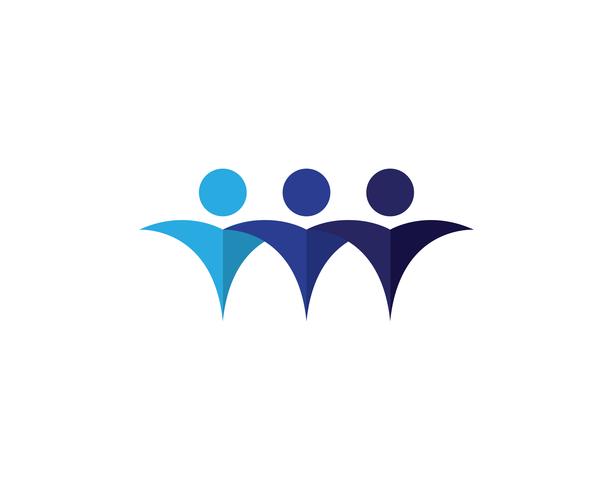 Adoption and community care Logo template vector icons