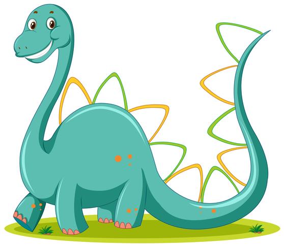 Fondo lindo dinosaurio blanco vector