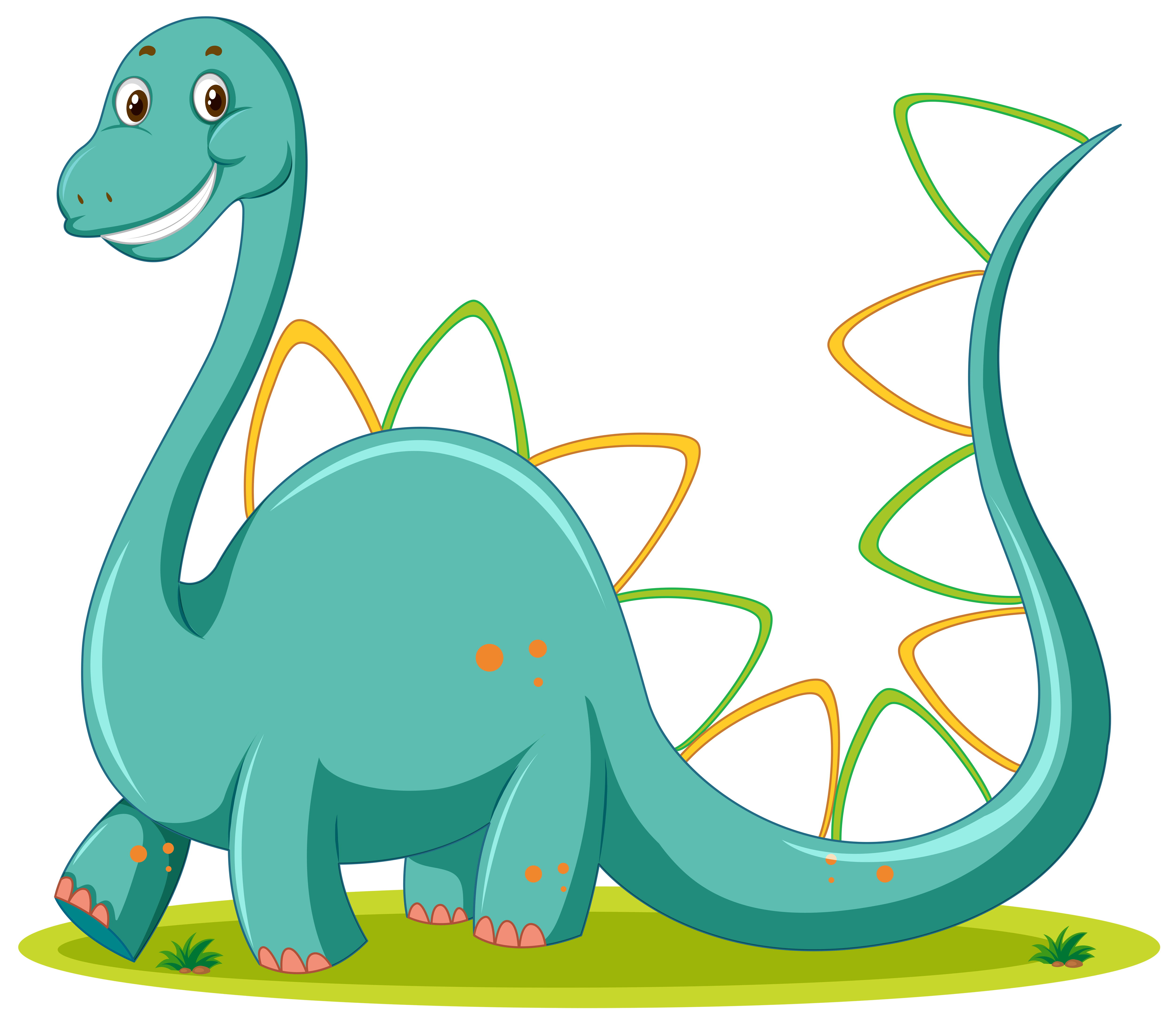 Cute dinosaur white background 606201 Vector Art at Vecteezy