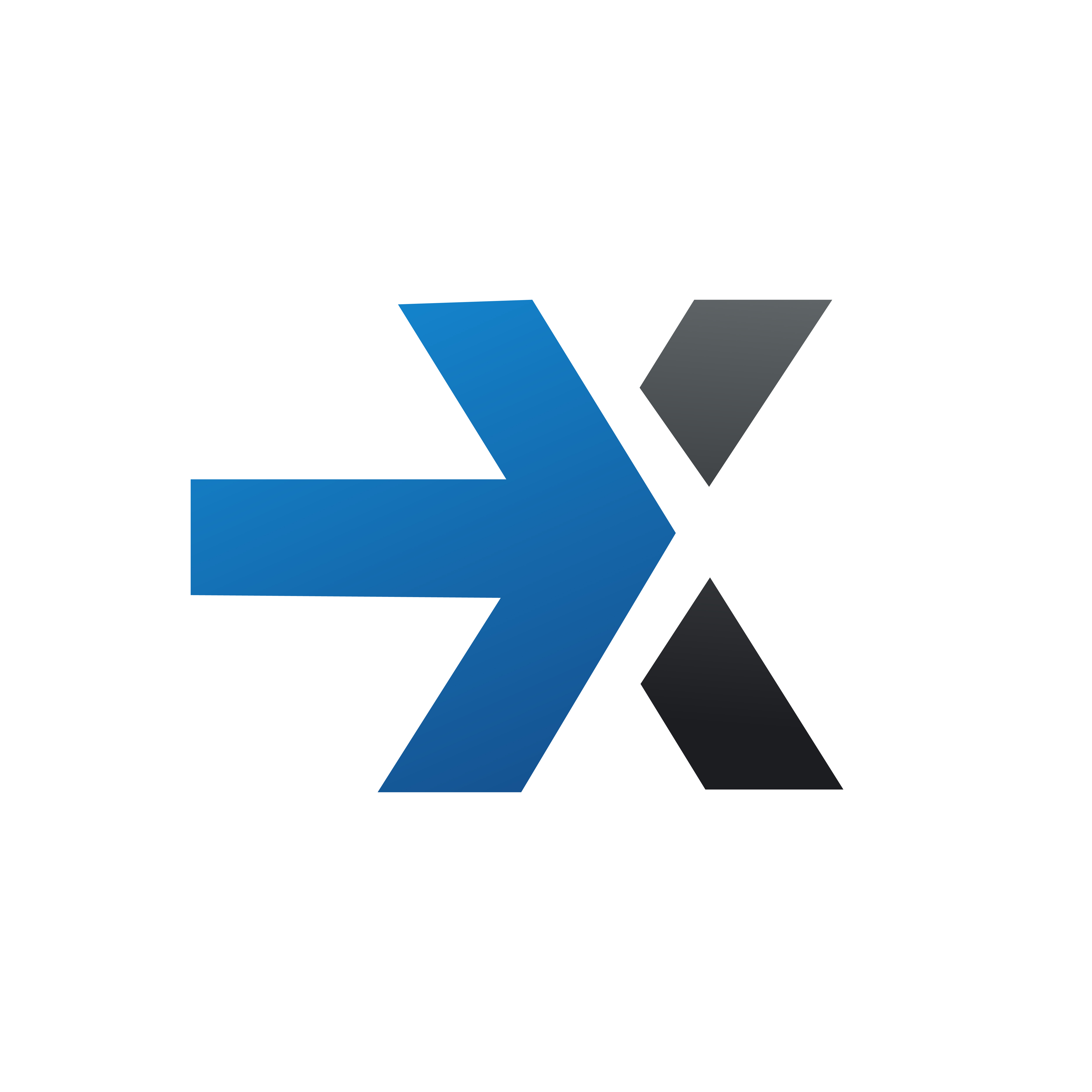 letter x logo with arrow logo design concept template ...