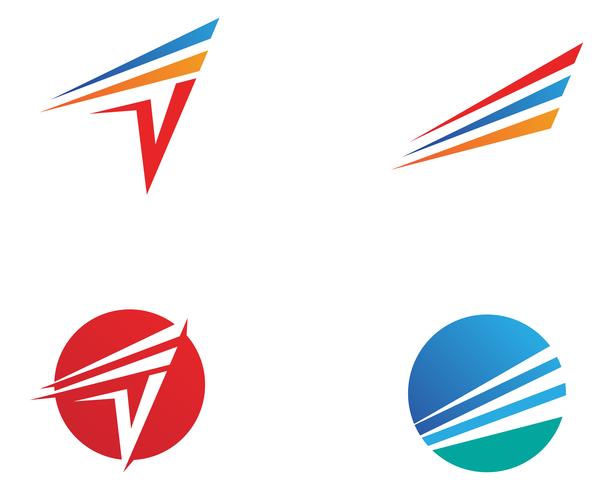  finance logo and symbols vector concept illustration