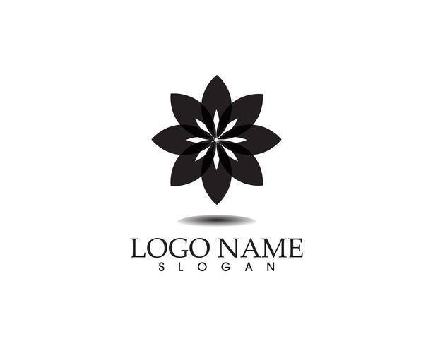 hoja verde naturaleza logotipo y símbolo plantilla vector