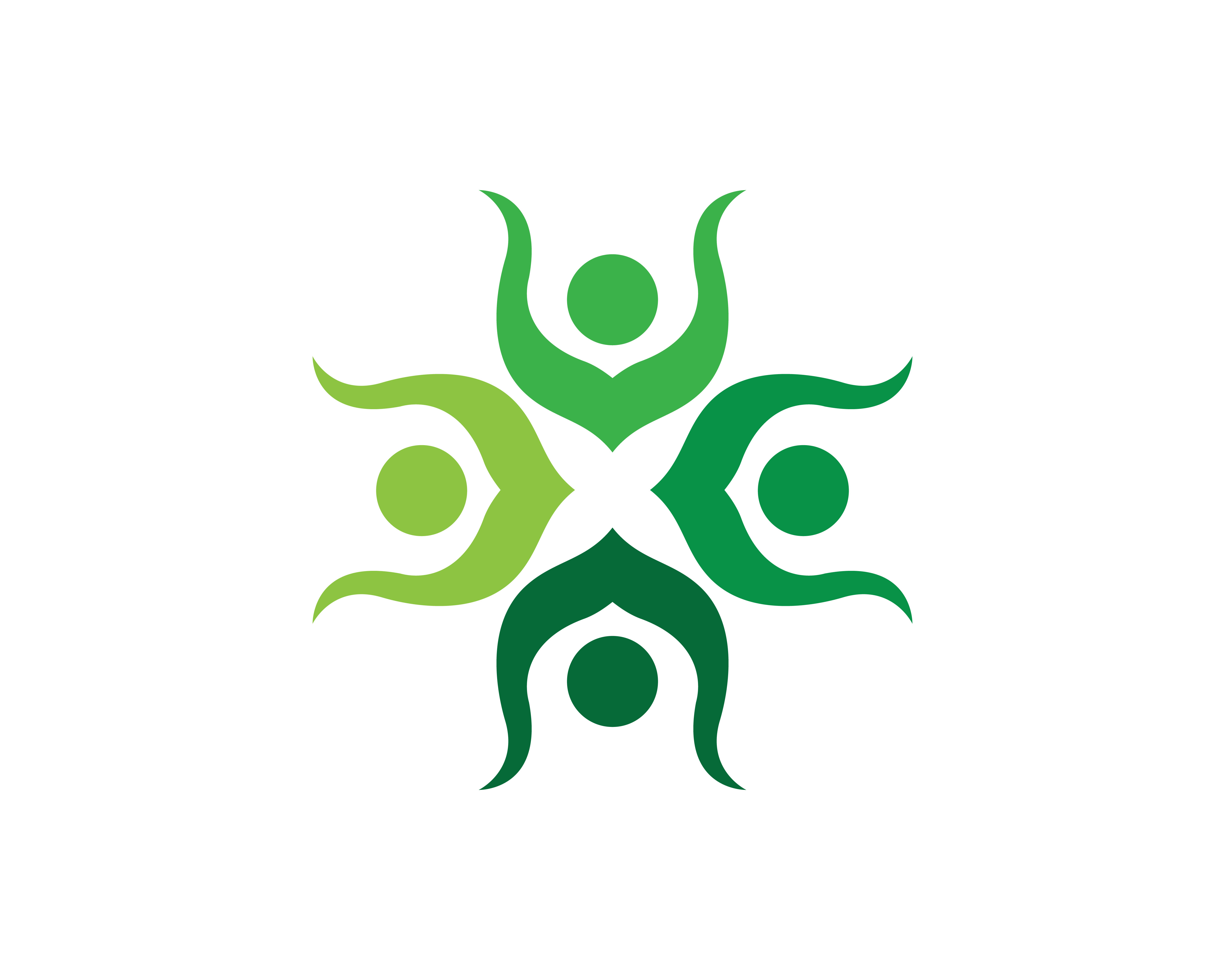 Plantilla de logotipo y símbolos para personas de la comunidad 606503