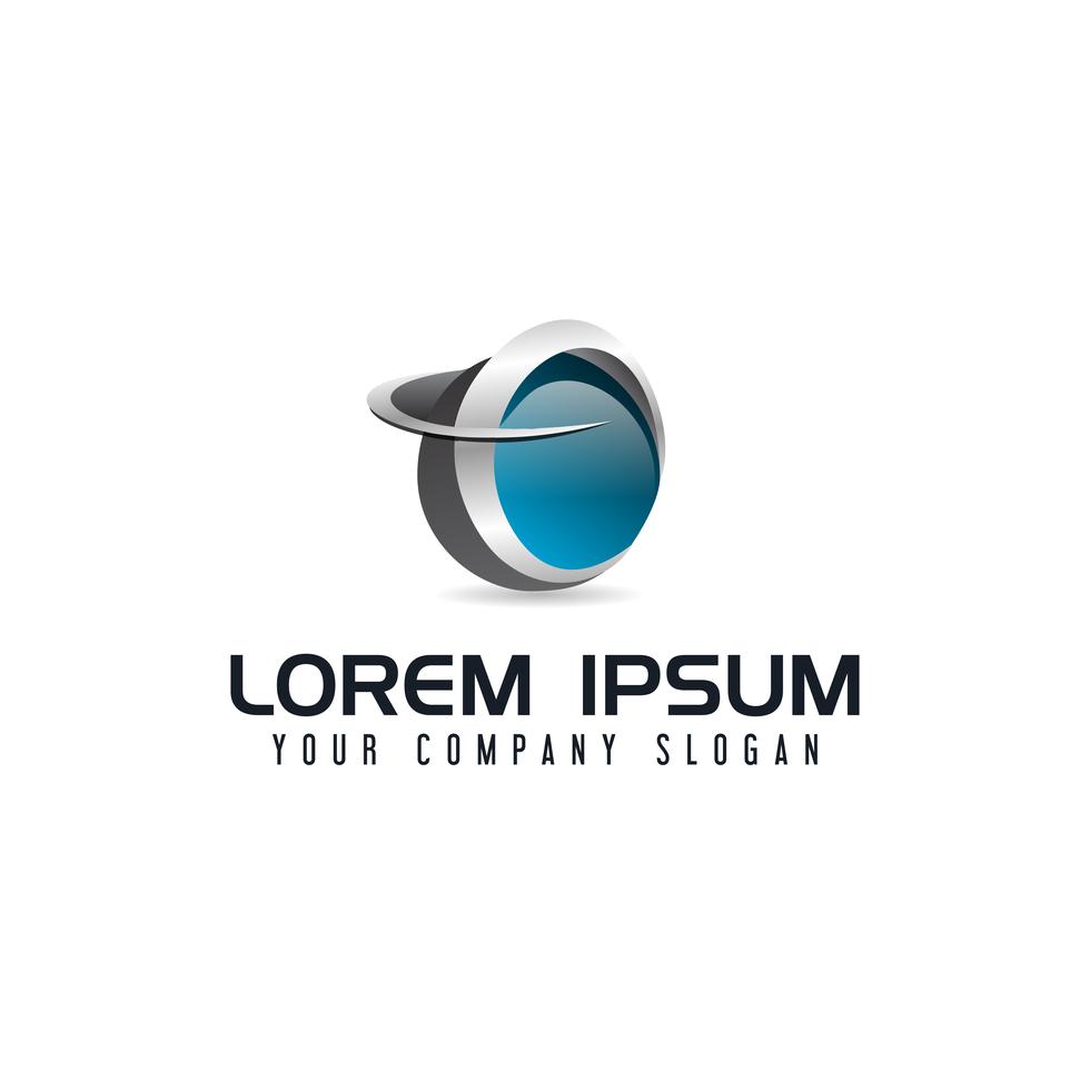 abstract global Technology logo design concept template 606680 Vector