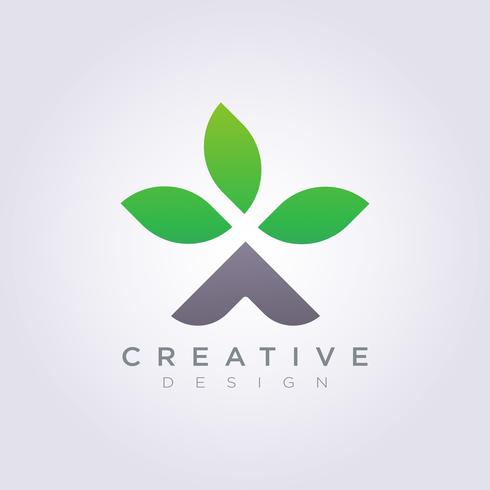 Camp Leaf House Template Design Company Logo Vector Symbol Icon