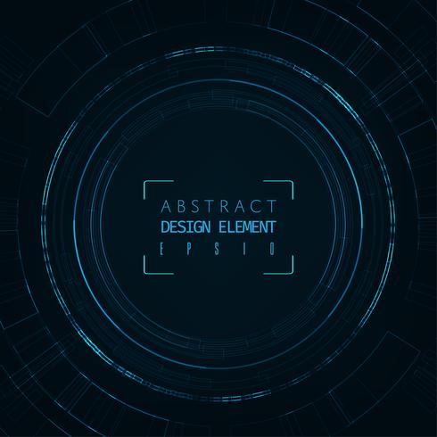 Abstract technology background vector