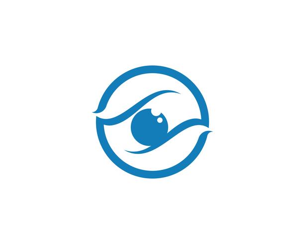 Eye care logo and symbols template vector icons