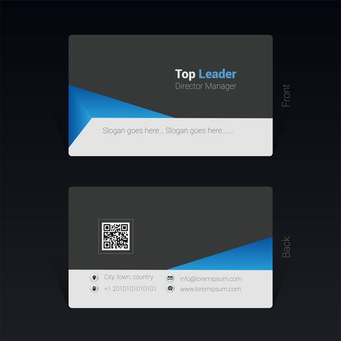 Business card design concept Vector Illustration