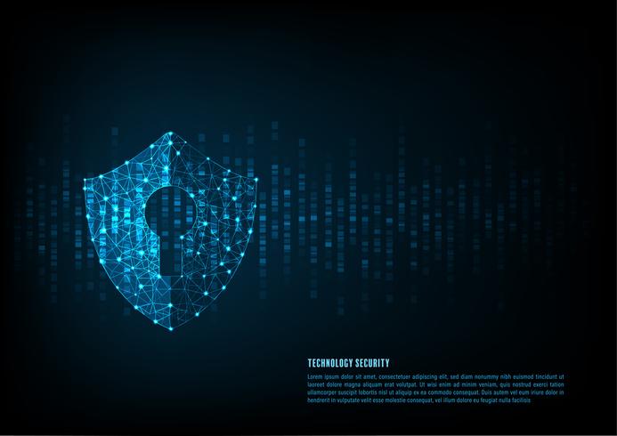 tecnología de seguridad cibernética vector