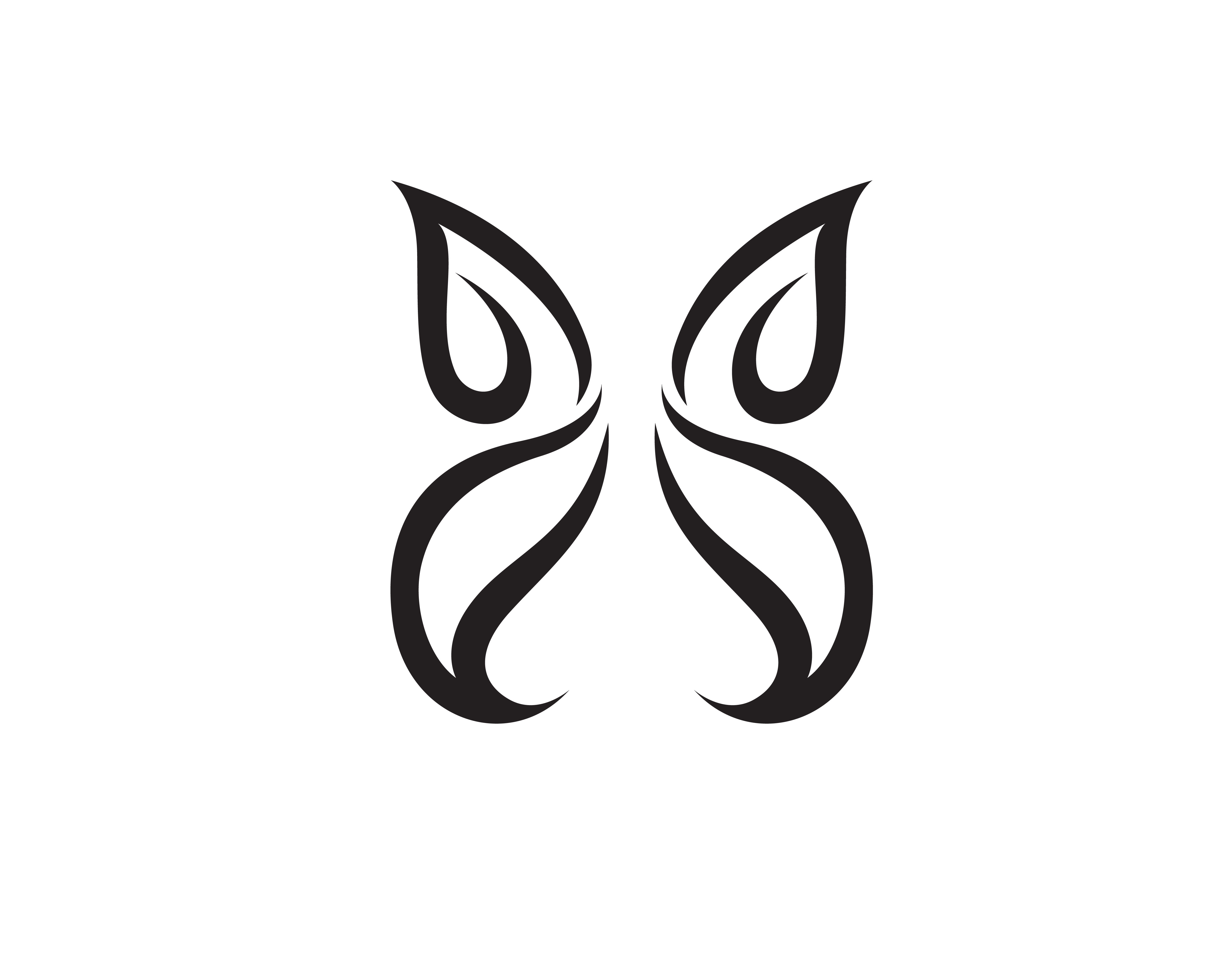 butterfly logo design