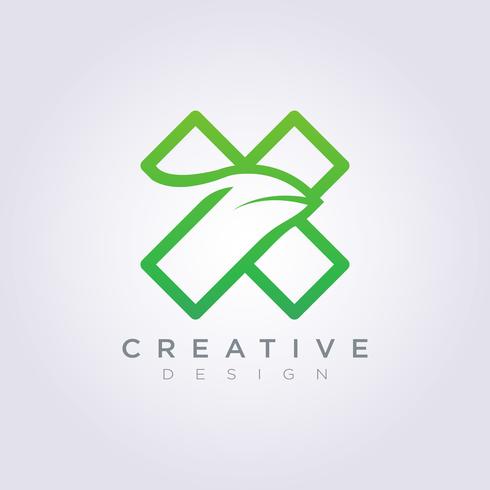 Letter X Decorative Template Design Company Logo Vector Symbol Icon