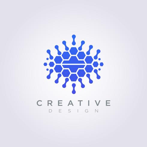 Digital Brain Data Template Design Company Logo Vector Symbol Icon