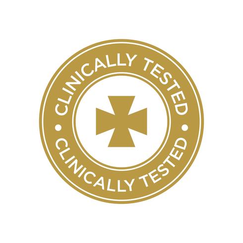 Clinically Tested icon vector