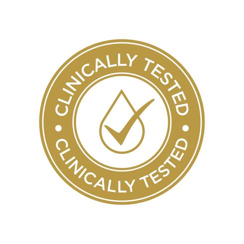 Clinically Tested icon vector