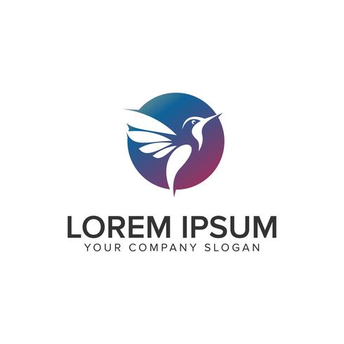 modern bird logo design concept template. fully editable vector