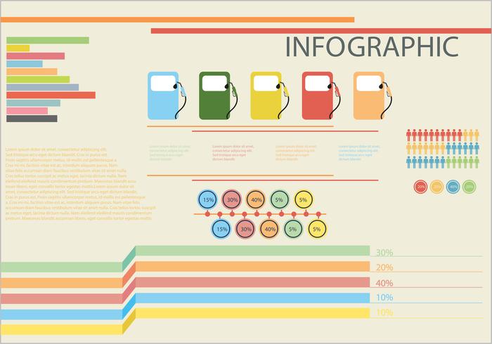 Una representación visual vector