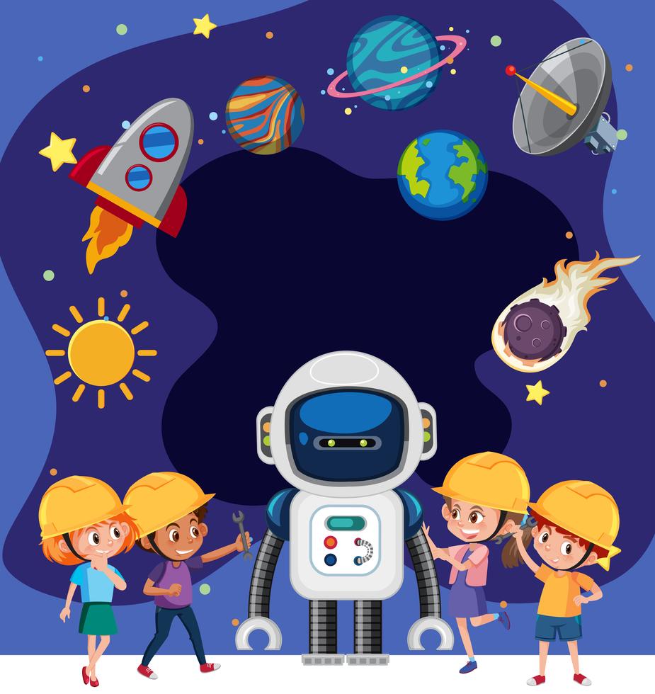 Engineering student and science object 607783 Vector Art at Vecteezy