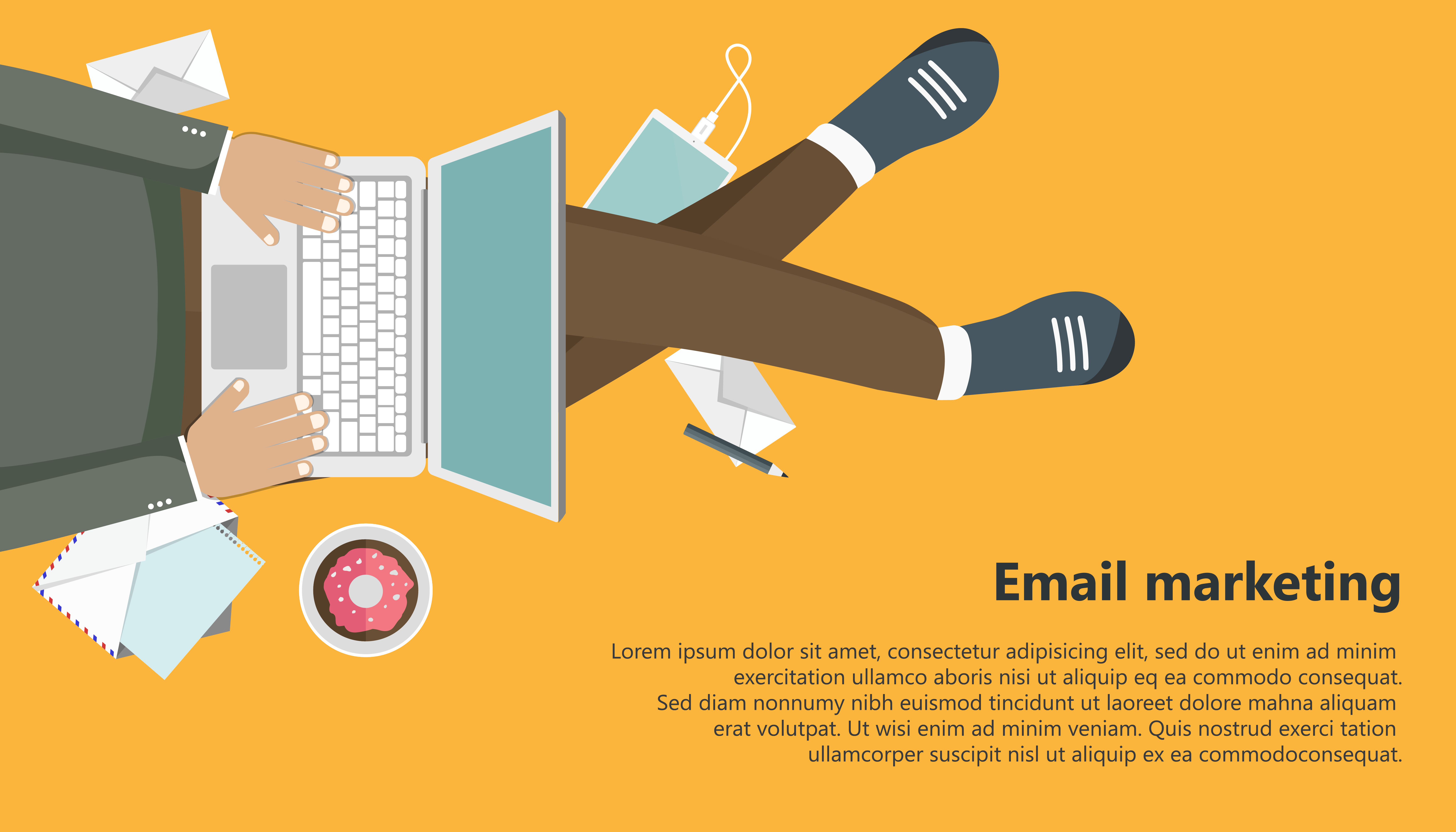 Email marketing business banner Download Free Vectors, Clipart