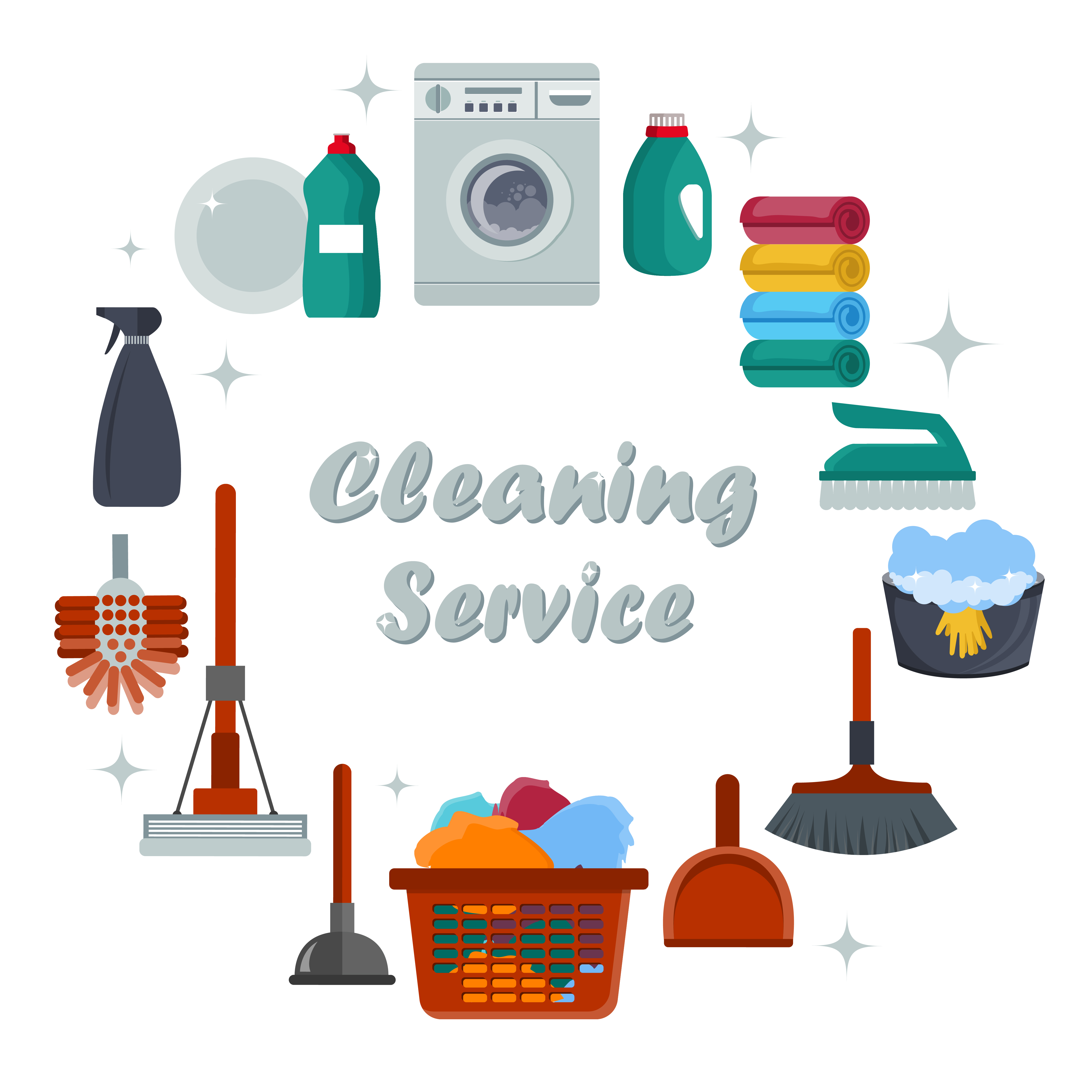 Equipment Cleaning service concept - Download Free Vectors, Clipart ...