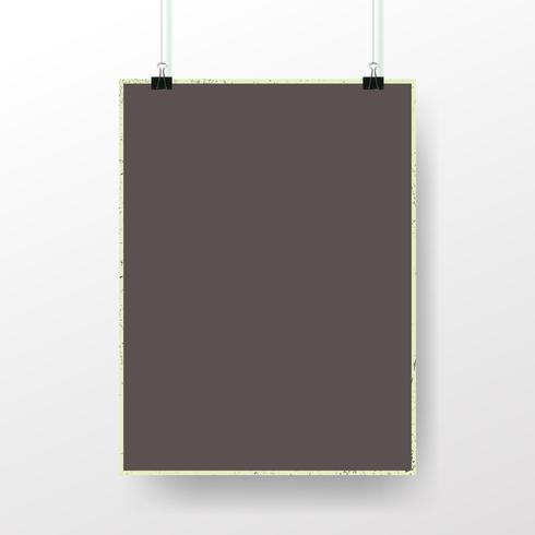 Vintage poster background vector
