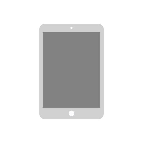 Icono de dispositivo electrónico. Tableta. vector