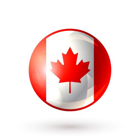 Icono de canada aislado vector