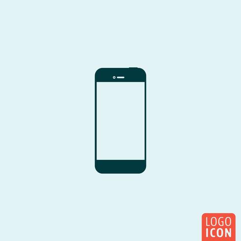 Smartphone icon. Smartphone logo. Smartphone symbol. Smart phone icon. Mobile phone icon minimal design vector