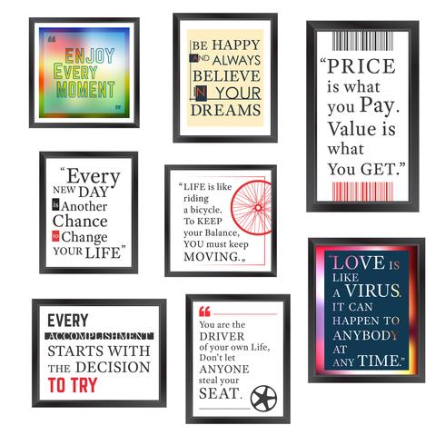 Quotes frame set vector